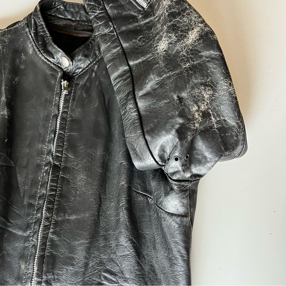 Vintage Brooks Leather Motorcycle Jacket - Picture 11 of 15